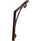 Ekena Millwork Legacy Wrought Iron Bracket, (Single center brace), Antiqued Copper 1 1/2"W x 12"D x 15"H BKTM01X12X15SLEACO - alternate 1